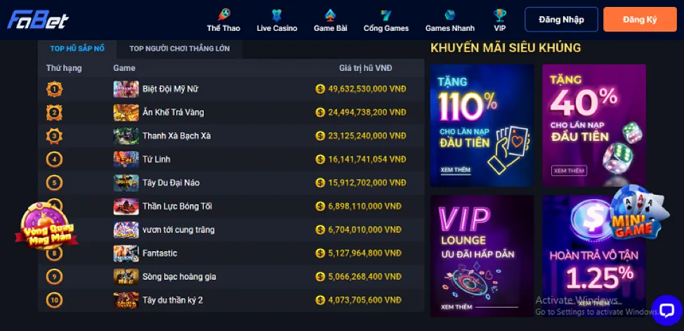 Liên hệ hỗ trợ Ricwin Login